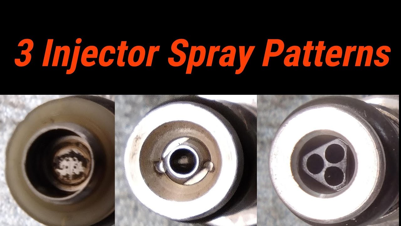 3 Different Injector Spray Patterns 👀