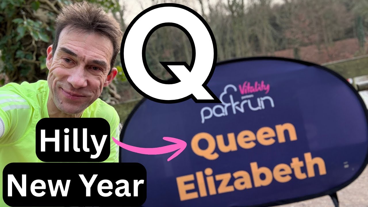Новый год в холмистой местности! Получаю свою "Q" на забеге Queen Elizabeth parkrun.