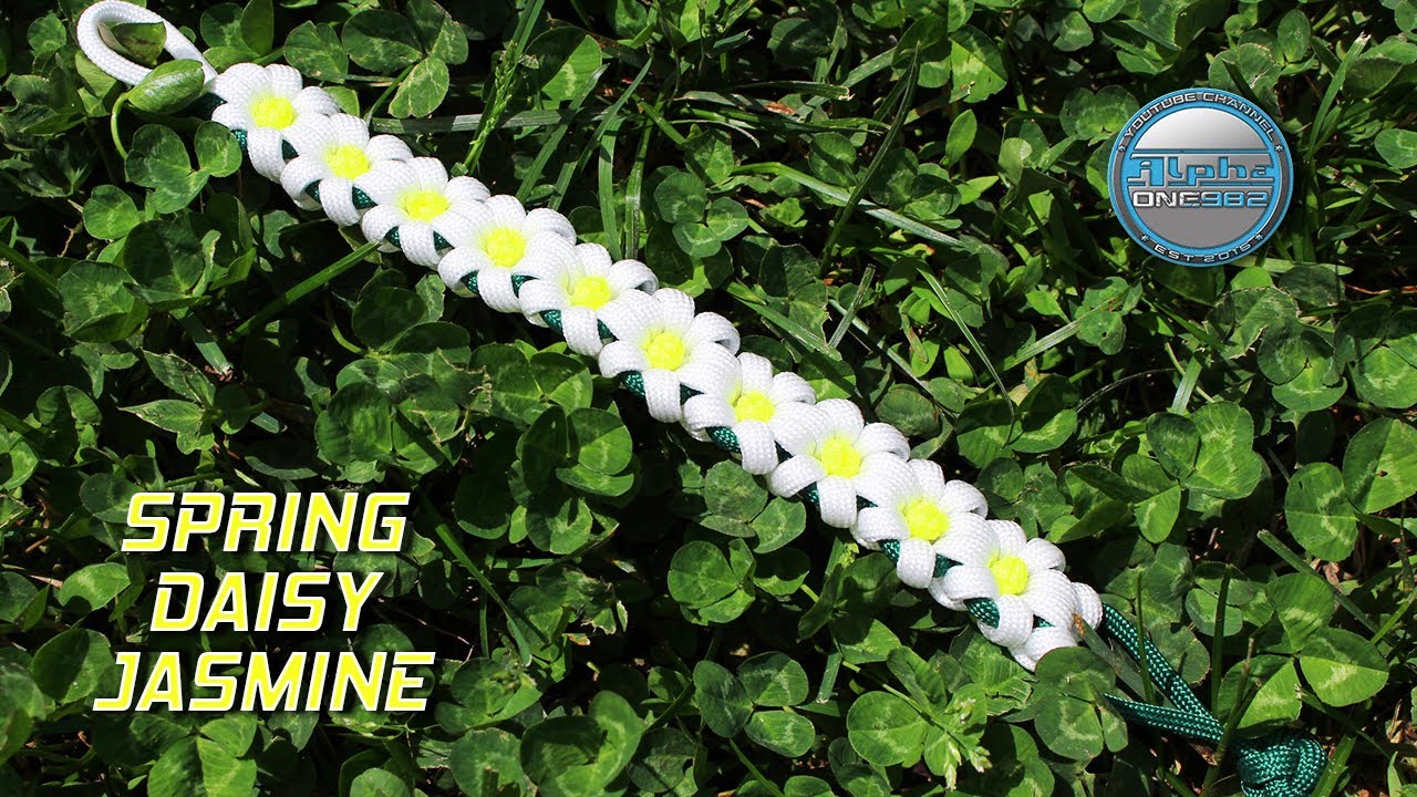 DIY Paracord Bracelet Daisy How to make Macrame Bracelet Jasmine Tutorials