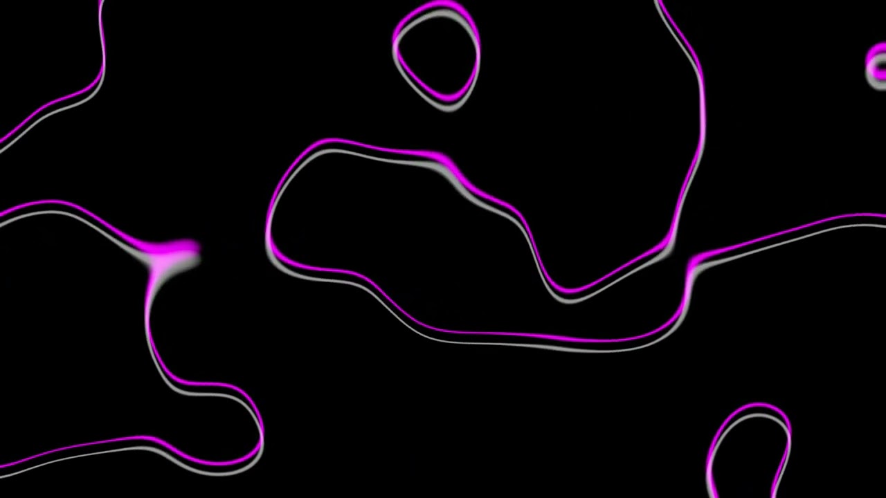 Pink & Gray Wave Lines on Black | 4K Abstract Background &ndash; 1 Hour Ambient Visuals for Relaxation