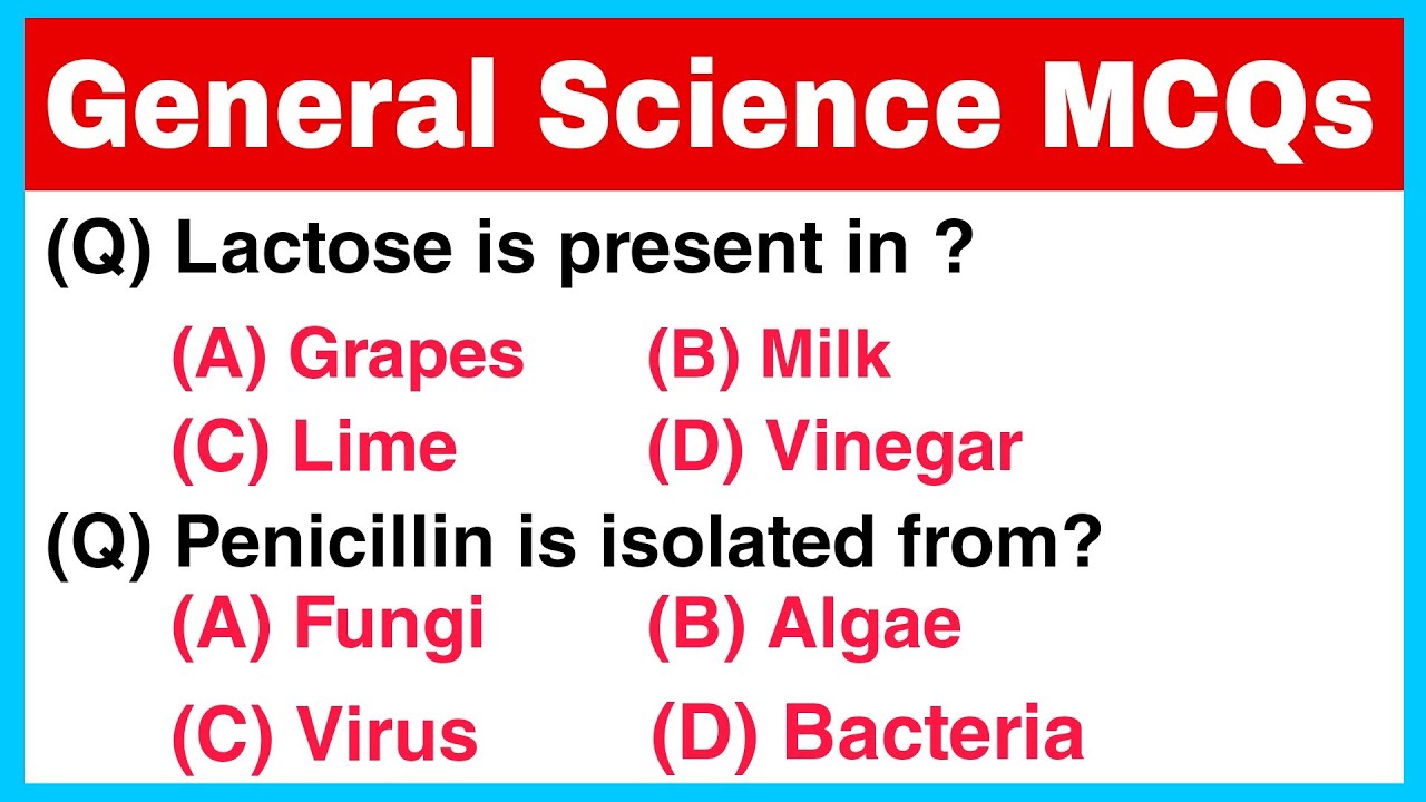Top 50 science gk questions | general science mcq | general science gk questions in english | gk |