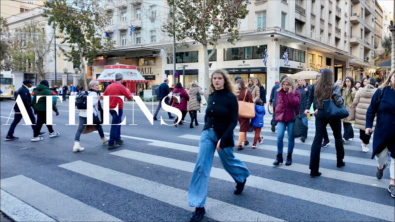 A Sunny Afternoon in Athens | Greece January 2024
