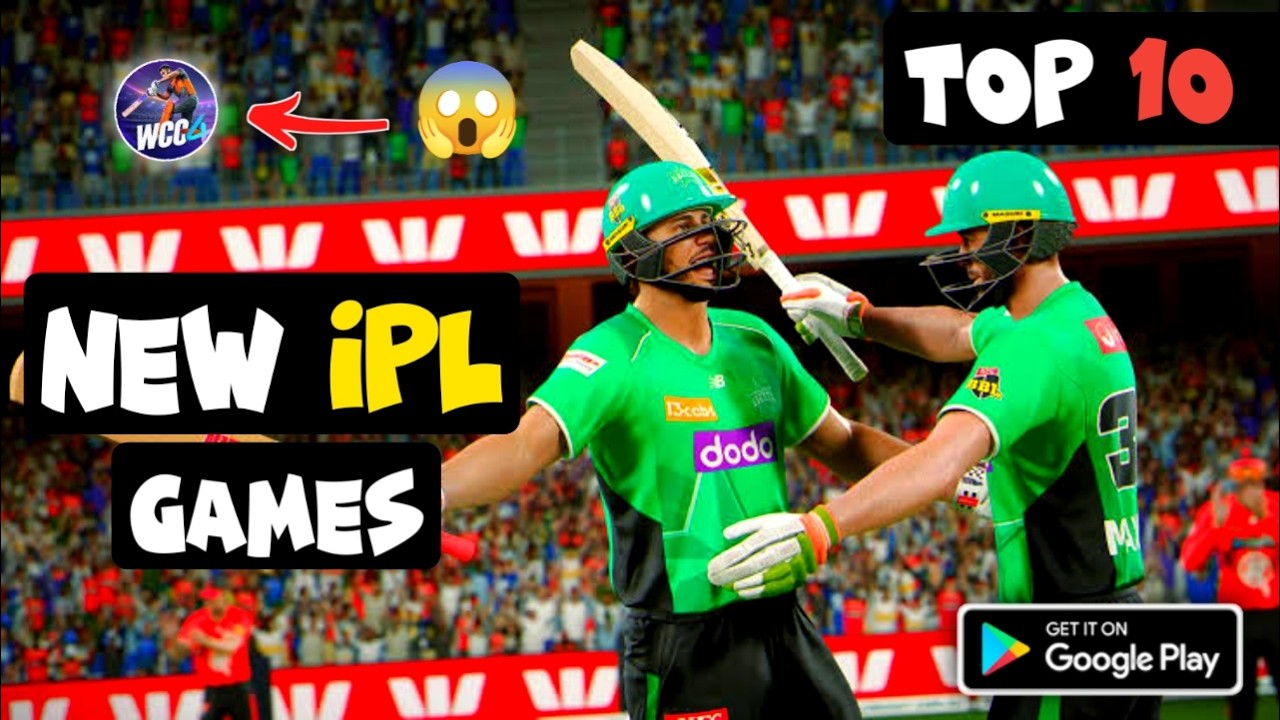 TOP 10 Best IPL Cricket Games For Android 2026 / High Graphics & Realistic Gameplay