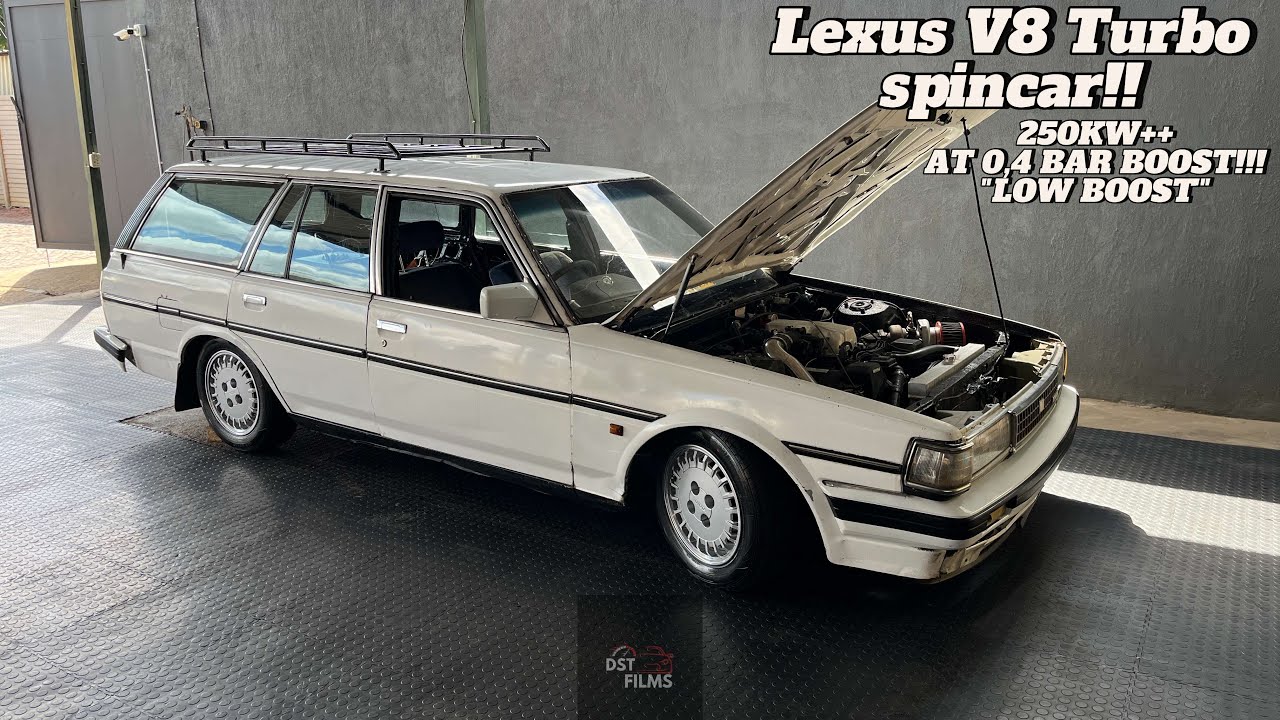 ZIKO'S 1UZ TURBO CRESSIDA STATION WAGON DYNO AND TEST DRIVE  #richysservicecenter #dicktator #2step