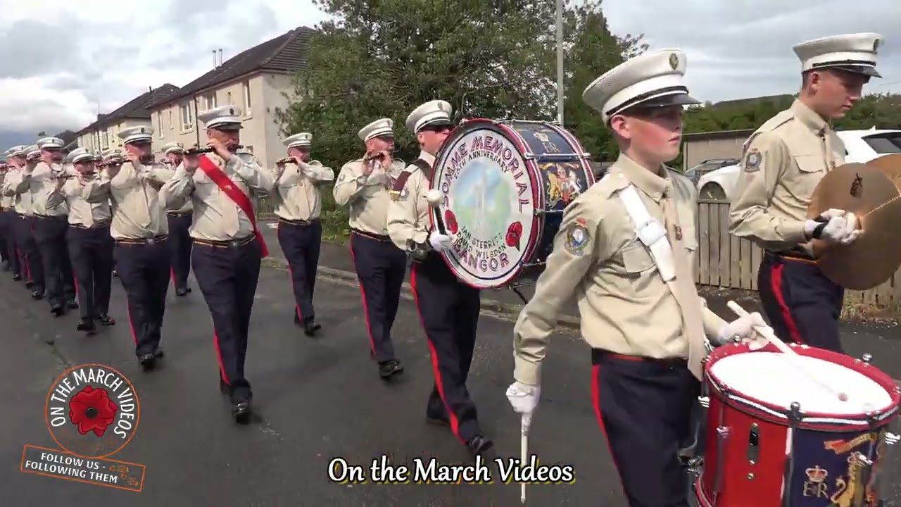 Falkirk ABOD & Somme Memorial (Return parade) Camelon Falkirk 07/06/2025