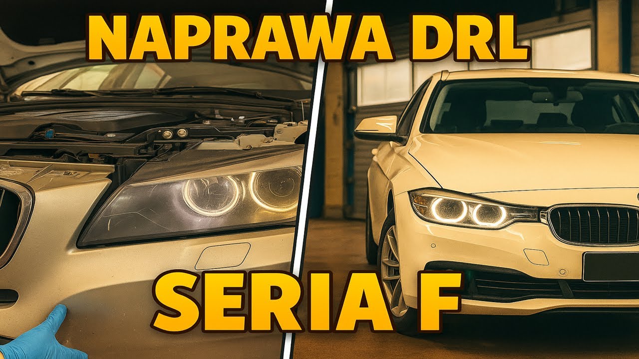 BMW F25 F30 F10 Fseries yellow Drl repair / naprawa świateł dziennych BMW seria F 