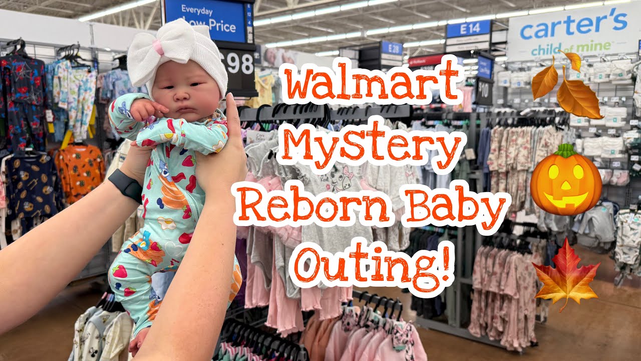 Who is This?! Walmart Reborn Baby Outing For Fall! SO MUCH NEW BABY STUFF!