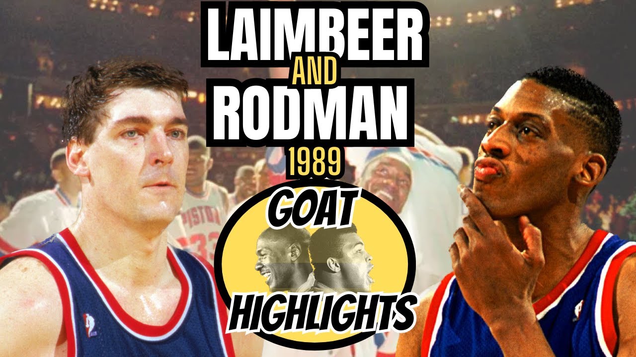 Bill Laimbeer and Dennis Rodman vs. Chicago Bulls | True Highlights (Offense, Defense, etc)