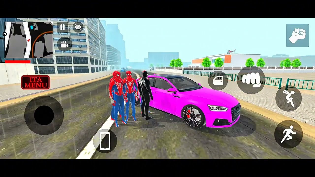 Indian Theft Auto Simulator an Indian Tractor and drives a new Indian Police - Android GamePlay
