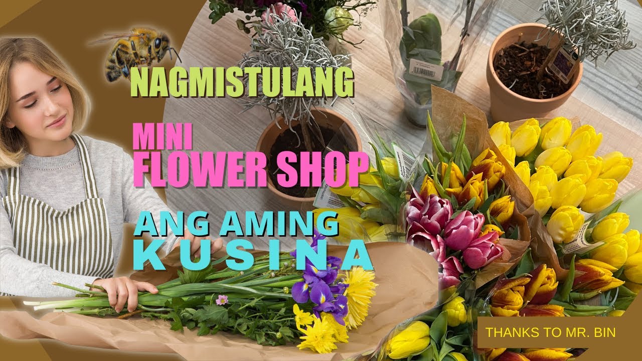 Dumpster Diving (Germany) : PARANG MINI FLOWER SHOP ANG KUSINA DAHIL SA PABULAKLAK NI MR. BIN