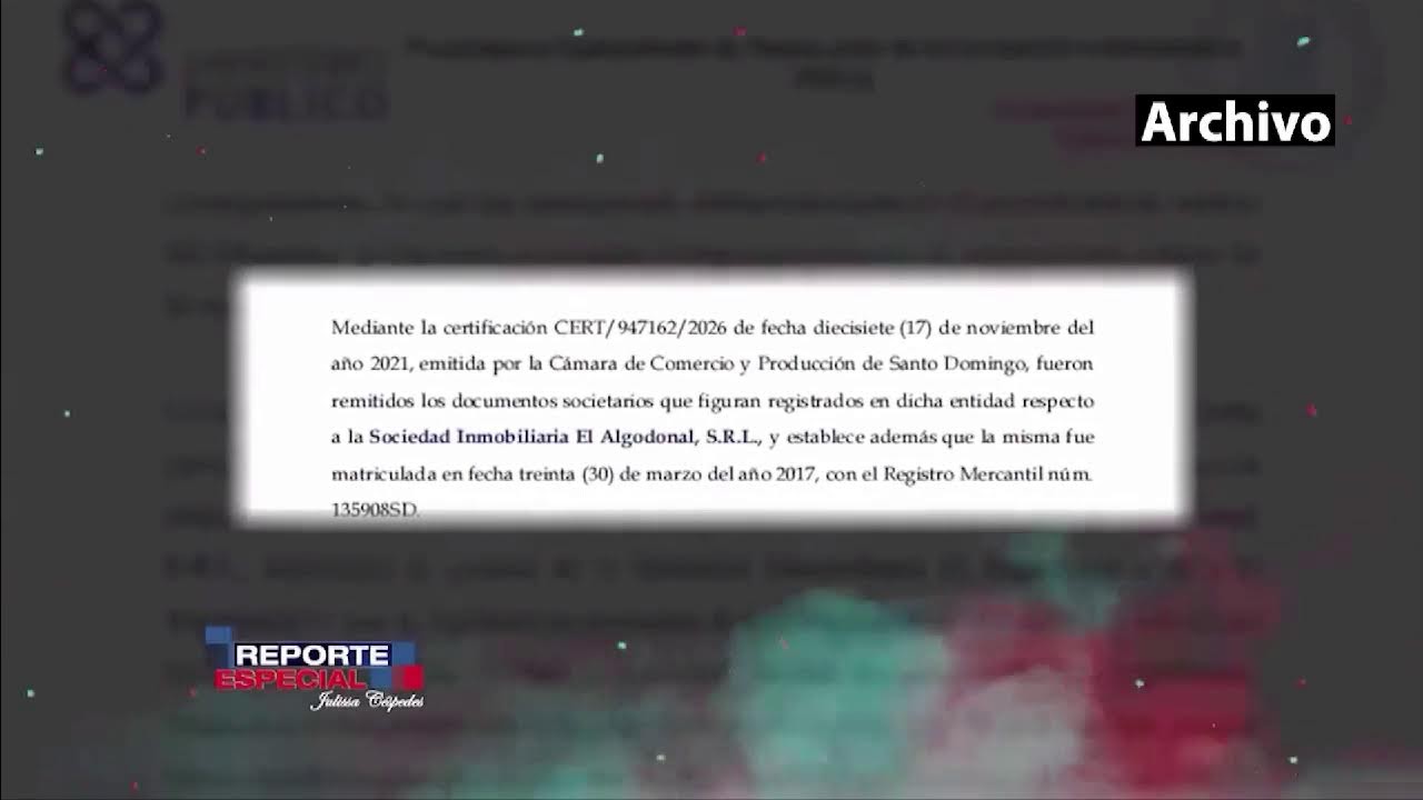 REPORTE ESPECIAL