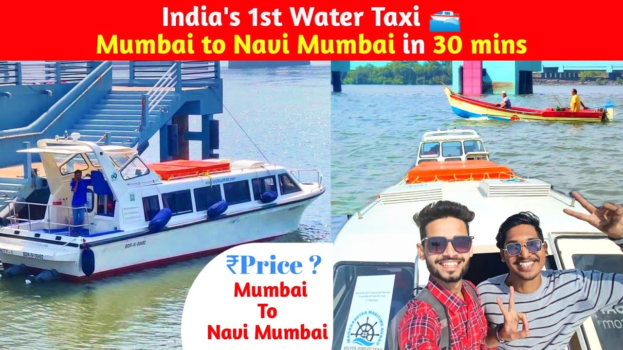 My First Boat Ride MUMBAI to Navi Mumbai in 30 mins!