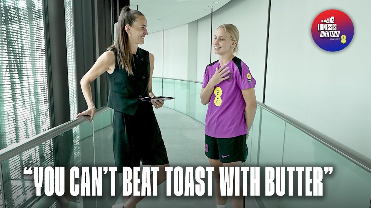 Aggie Beever-Jones: Dog Walks, Wembley Hat-tricks & Cortados | Lionesses Unfiltered Connected by EE