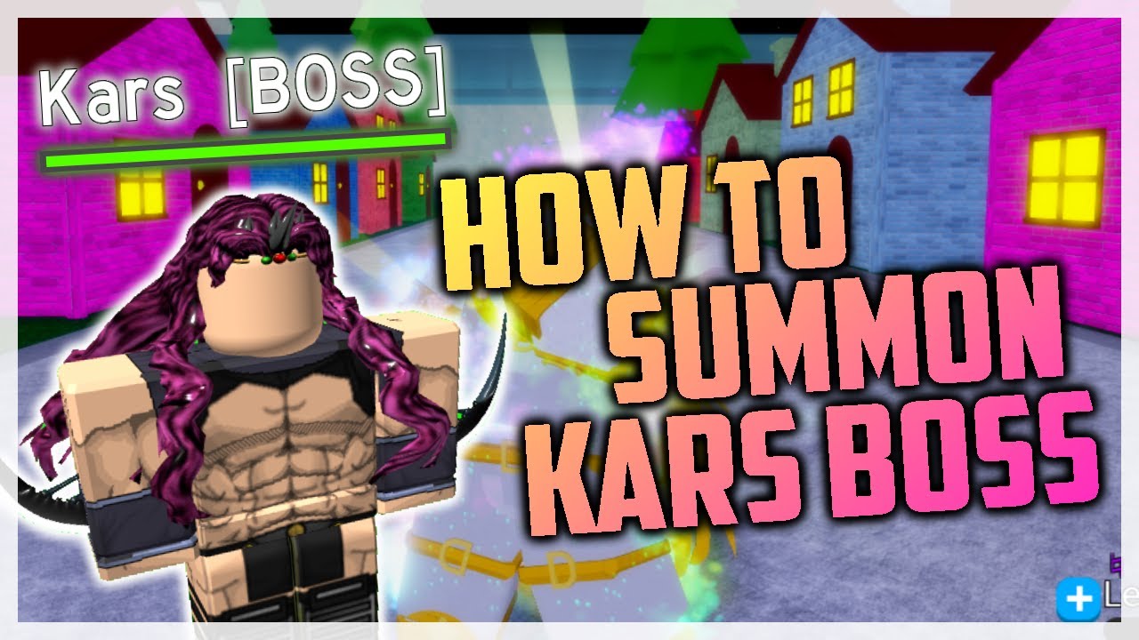 How To Summon The New Kars Boss In Jojo Blox | JJB How To Spawn Kars