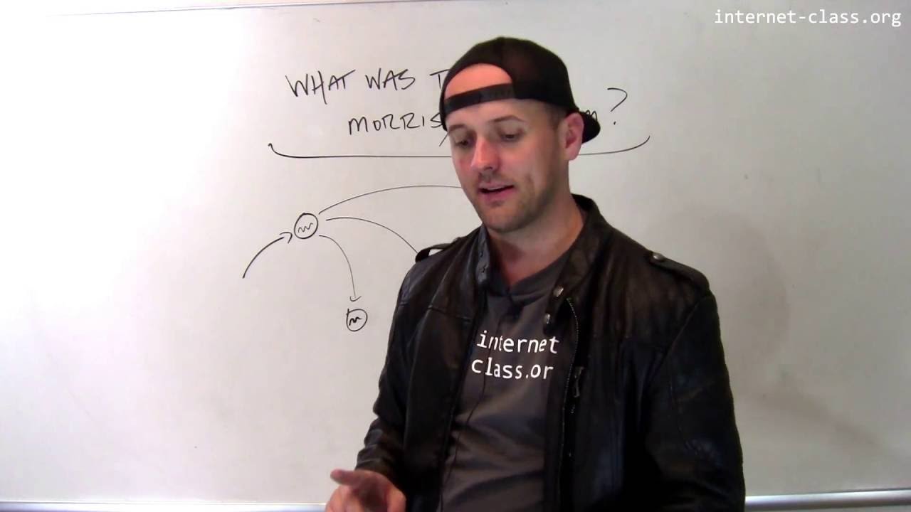 What was the Morris worm?