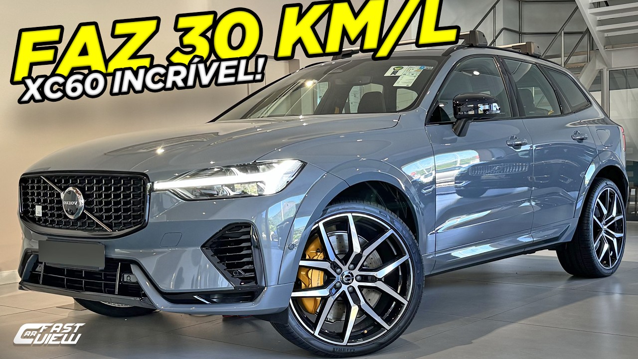 NOVO VOLVO XC60 POLESTAR 2023/24 SUV IMPRESSIONANTE FAZ 30 KM/L E HUMILHA FÁCIL A CONCORRÊNCIA!