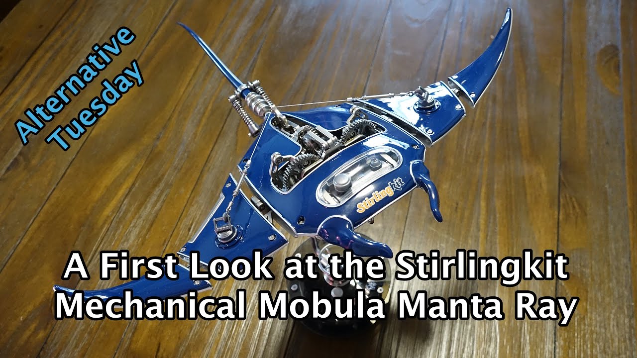 A First Look at the Stirlingkit Mechanical Mobula Manta Ray
