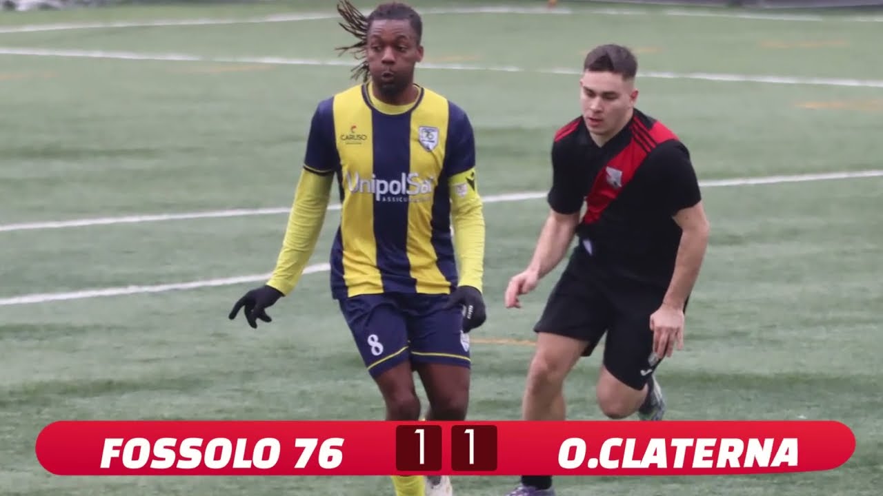SECONDA CATEGORIA : Fossolo vs Ozzano Claterna 1-1(17.01.26)