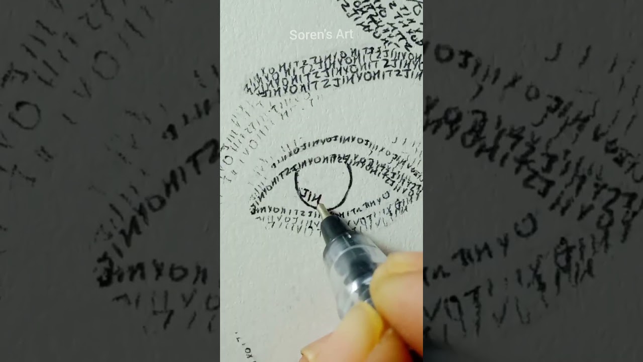 Twice Jihyo drawing with her name | Soren's Art #twice #twicejihyo #jihyo #drawing #sjram