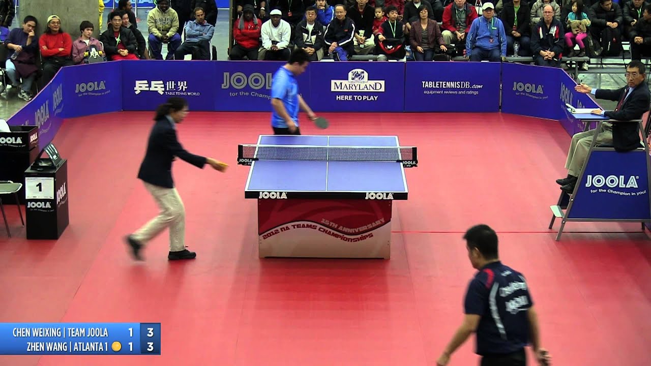 2012 JOOLA/NATT Teams Final Match 2 - Chen Weixing vs Eugene Wang