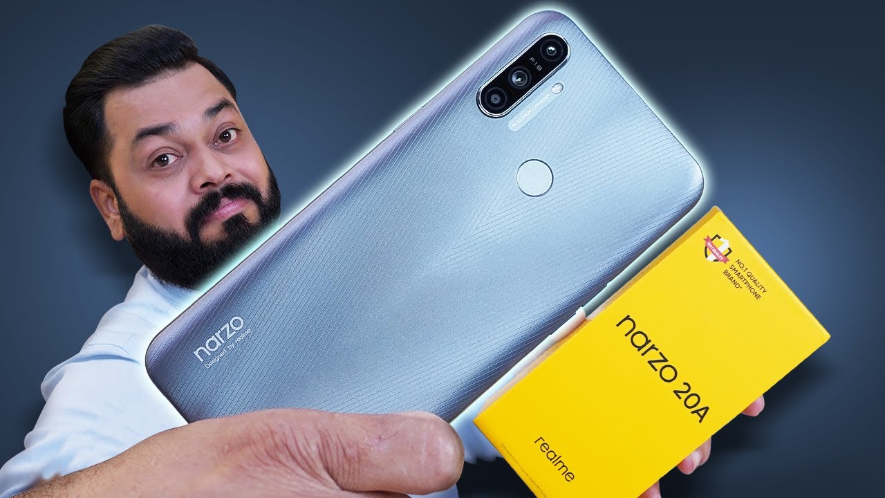 realme Narzo 20A Unboxing And First Impressions ⚡⚡⚡6.5