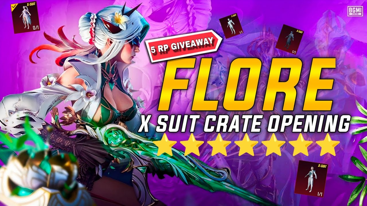 FIORE X-SUIT CRATE OPENING|| GOT 4 ALL X-SUIT|| LUCKIEST CRATE OPENING||5 RP GIVEAWAY