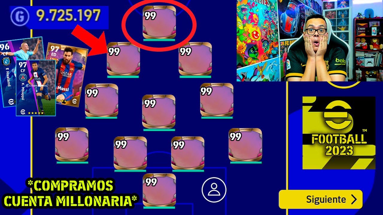 😱 COMPRÉ ESTA CUENTA DE EFOOTBALL Mobile Y TENIA TODO ESTO *Cuenta de PES Mobile*