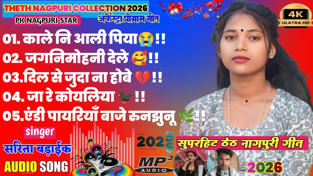 New Letest Theth Nagpuri Song||Singer Sarita braik||New Letest Non Stop Theth Nagpuri song 