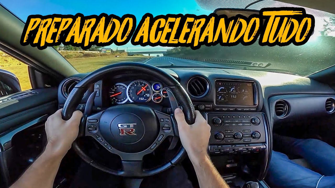 ANDANDO NO 12 DE NISSAN GTR 1000CV!🚀 BARULHO INSANO