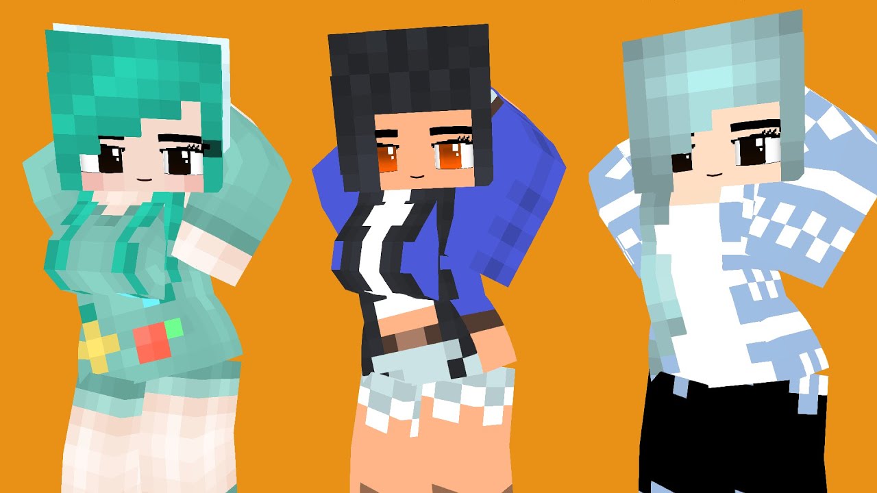 DARLING OHAYO SUPER IDOL DANCE : MINECRAFT ANIMATION | APHMAU  55