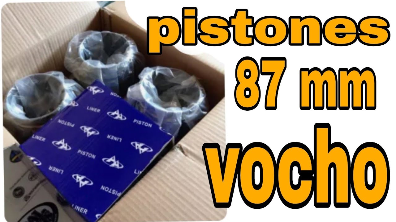 pistones 87 mm vocho