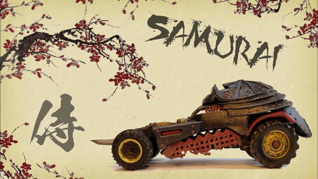 Samurai Hot Wheels Car for Gaslands - In-Depth Build Video