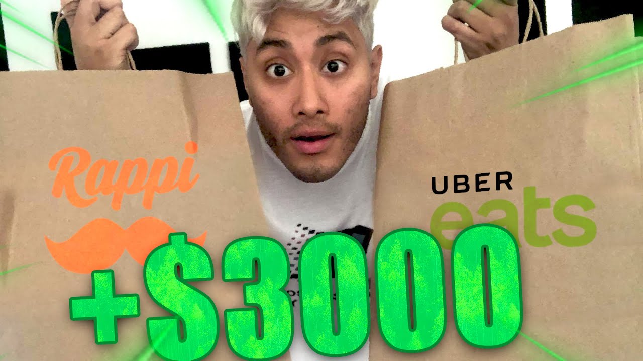 Compr&eacute; la comida M&Aacute;S CARA de RAPPI y UBER EATS 💸