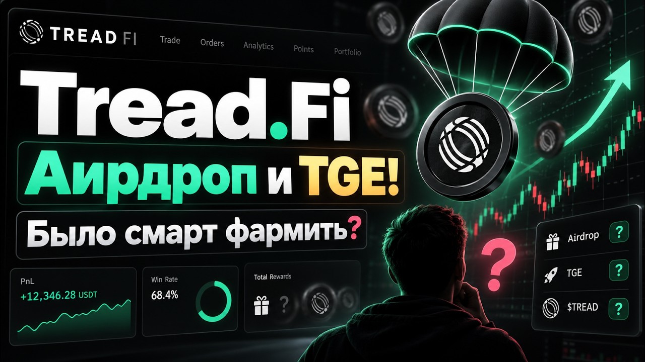 Tread.Fi Аирдроп и TGE! Было смарт фармить?