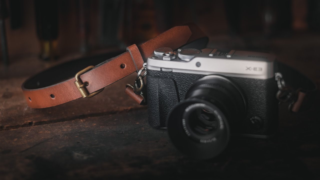 Making a Camera Strap from French Vachetta | Quick Release | ASMR