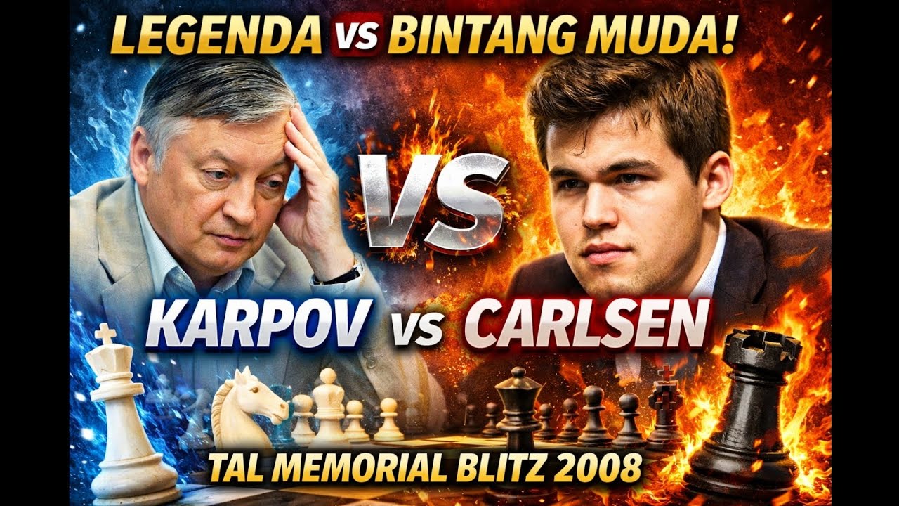 Blitz Berkelas Dunia! Carlsen Tantang Legenda Hidup Karpov