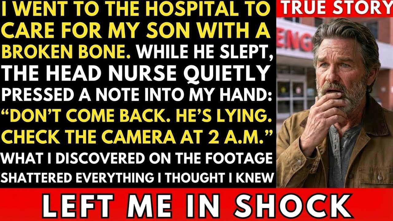 At The Hospital For My Son's Broken Bone, A Nurse Slipped Me A Note—It Wasn’t An Accident/life story