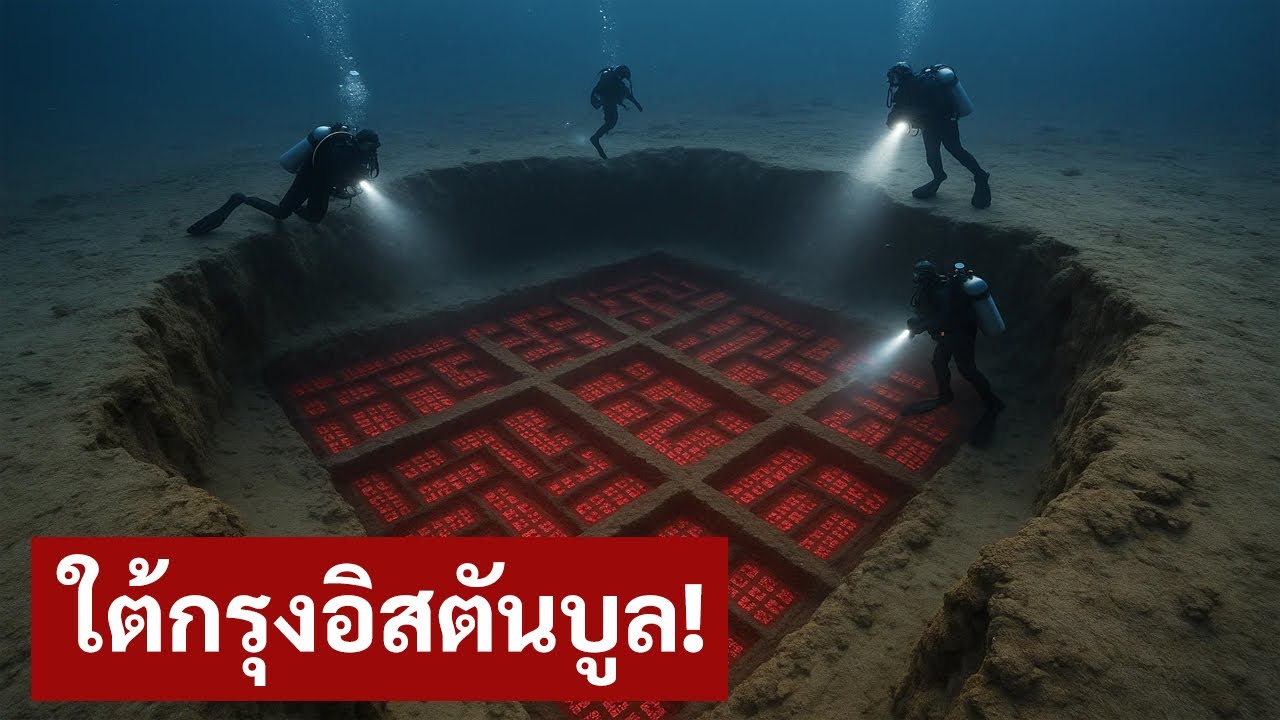 โครงสร้างประหลาดพบใต้ทะเลอิสตันบูล — เก่าแก่กว่ายุคไดโนเสาร์?!