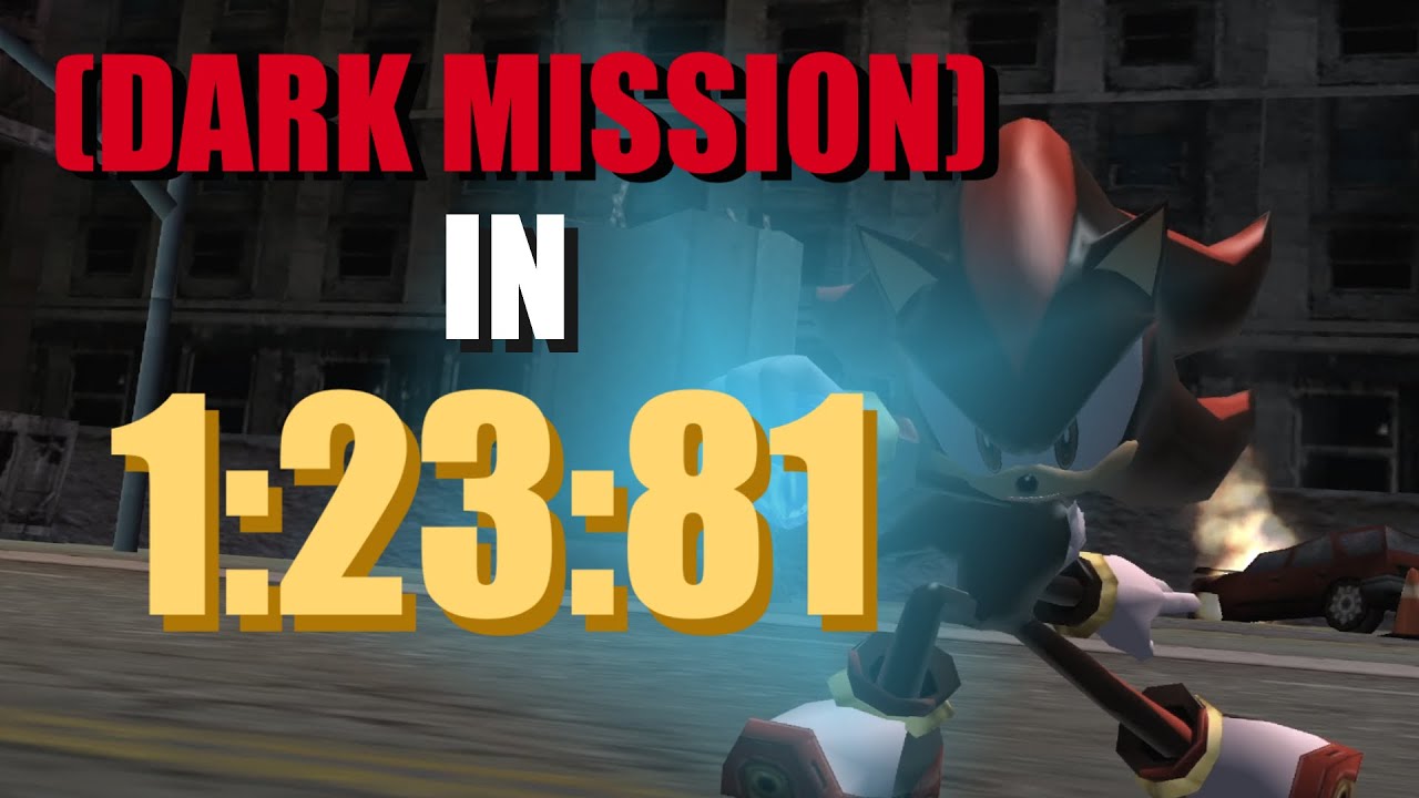 Westopolis (Dark) SPEEDRUN in 1:23:81 | Shadow the Hedgehog Reloaded 1.0