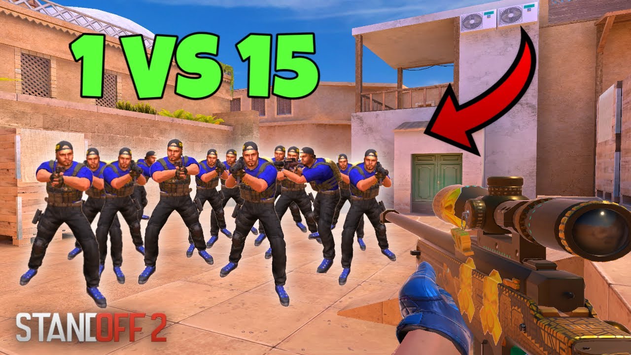 1 Vs 15 (locu 1 ia PromoCode) pe STANDOFF 2
