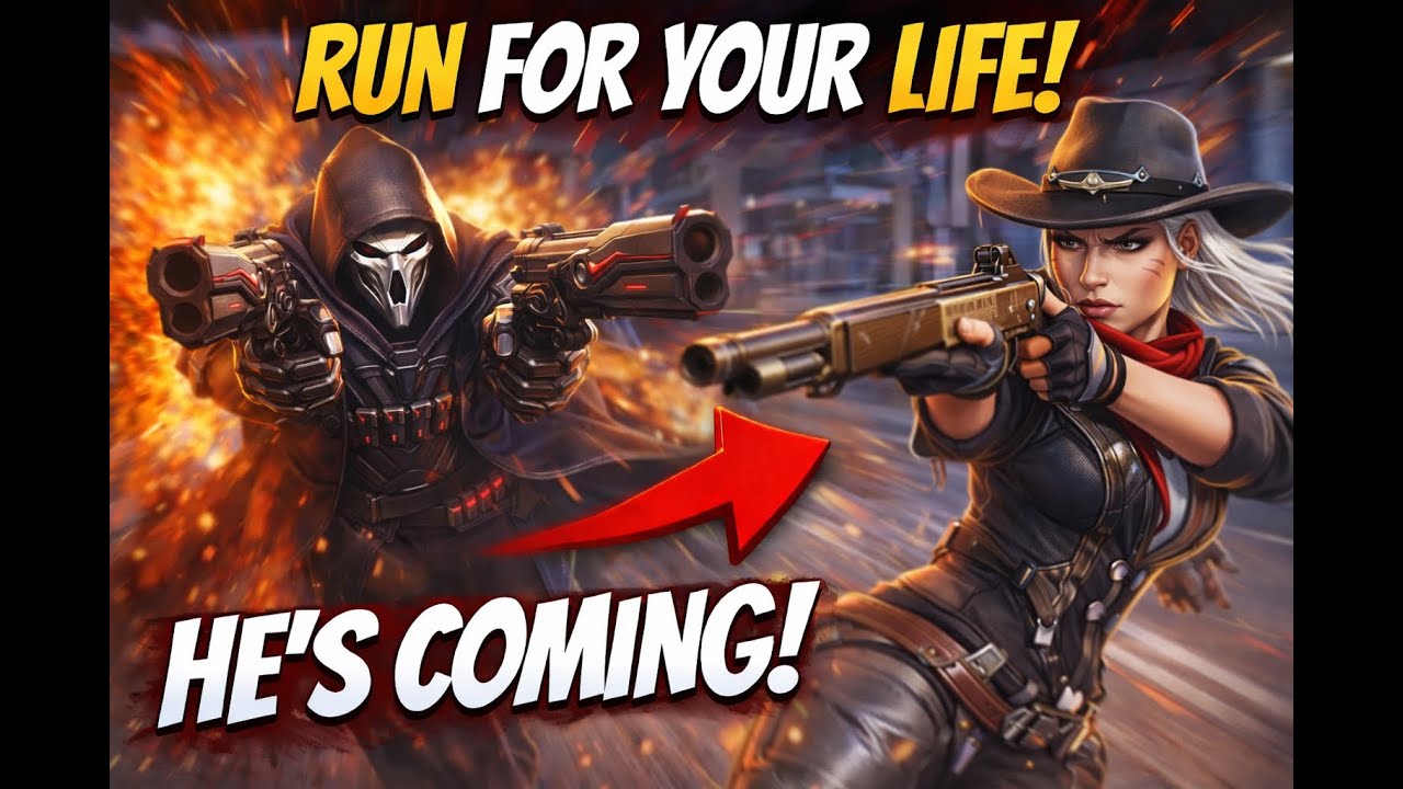 HUNTING DOWN THE ENEMYS WITH REAPER!!  Overwatch Video #0023