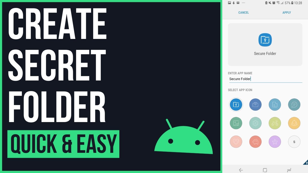 Как создать СЕКРЕТНУЮ ПАПКУ на Android