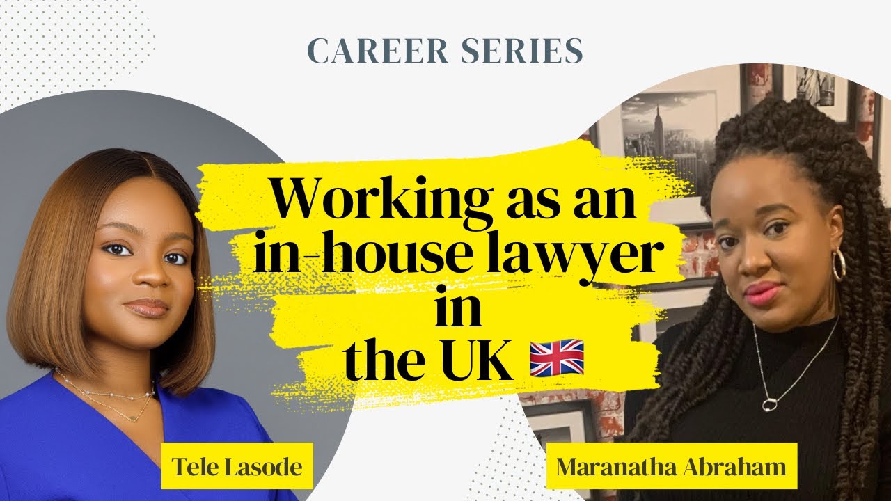 Career Talk #5:Nigerian Lawyer to UK In-House Counsel & writing the SQE exam while working in UK🇬🇧
