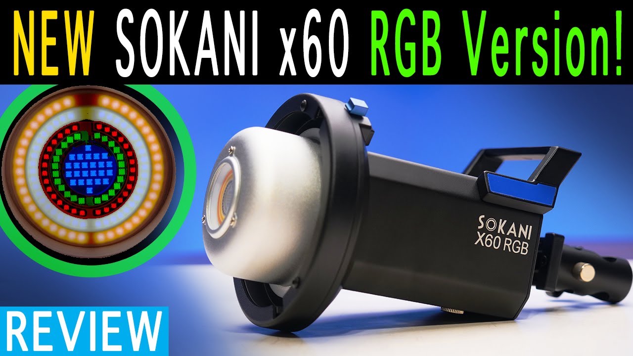 New Sokani X60 RGB Version: Budget Cob Kit