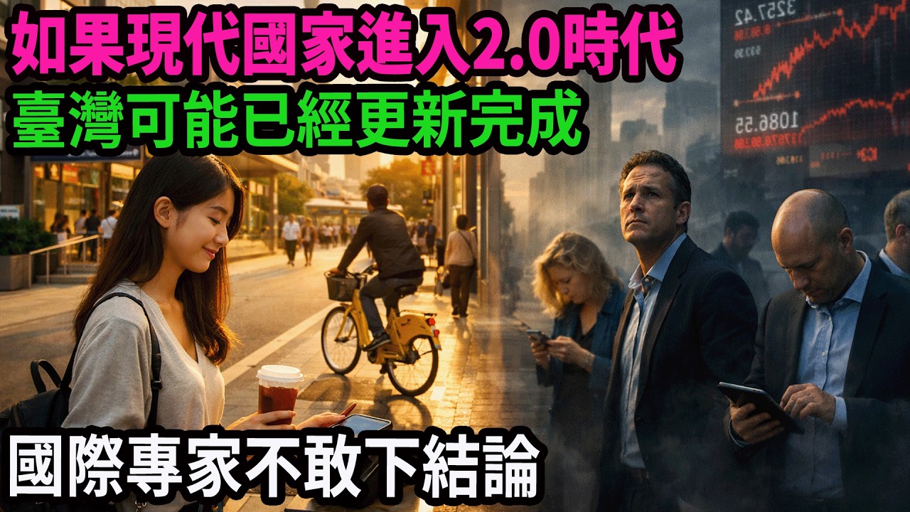 如果現代國家進入2.0時代，台灣可能已經更新完成？國際專家不敢下結論
