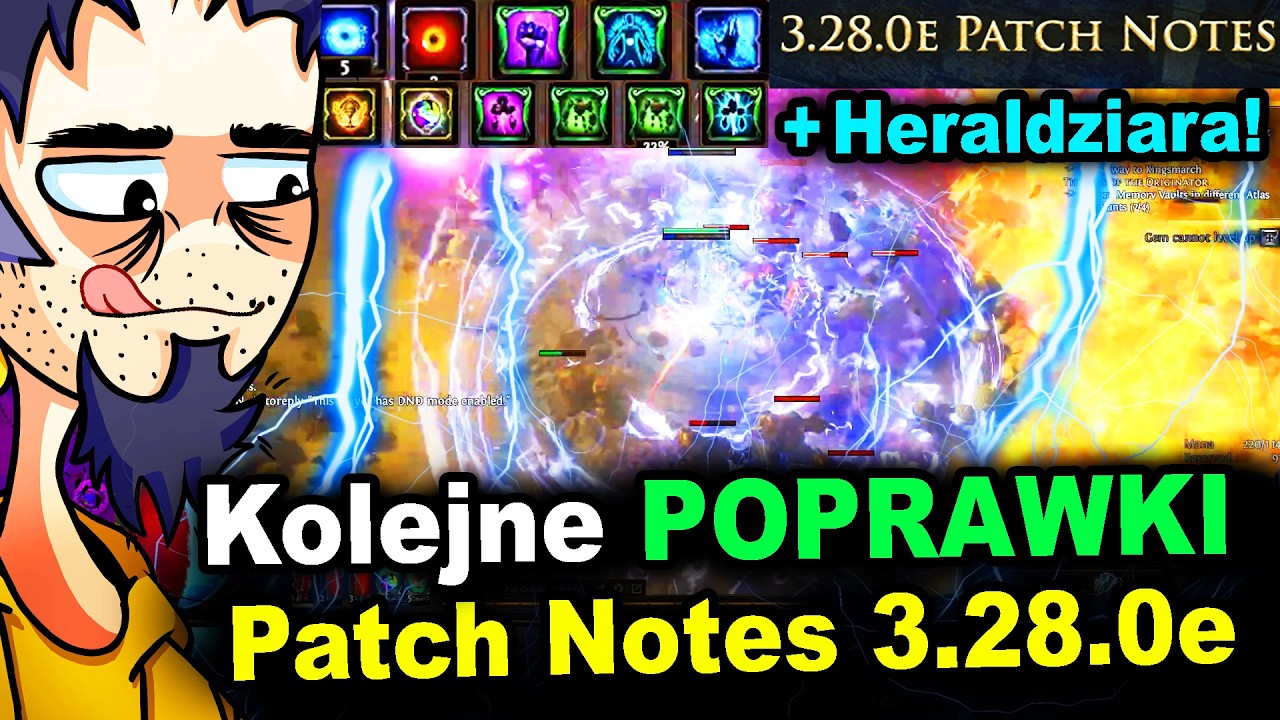 Naprawy BUG&Oacute;W i NO BUTTON BUILD - Patch Notes 3.28.0e w PIGULE