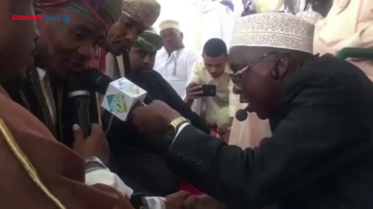 Ali Kiba at his Swahili wedding