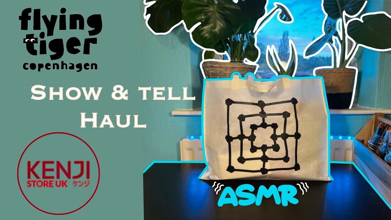 Flying Tiger / Kenji HAUL 🛍️  | Show & Tell ASMR