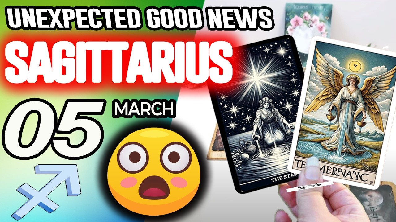 Sagittarius ♐😃UNEXPECTED GOOD NEWS😲 horoscope for today MARCH 5 2026 ♐ #sagittarius tarot MARCH