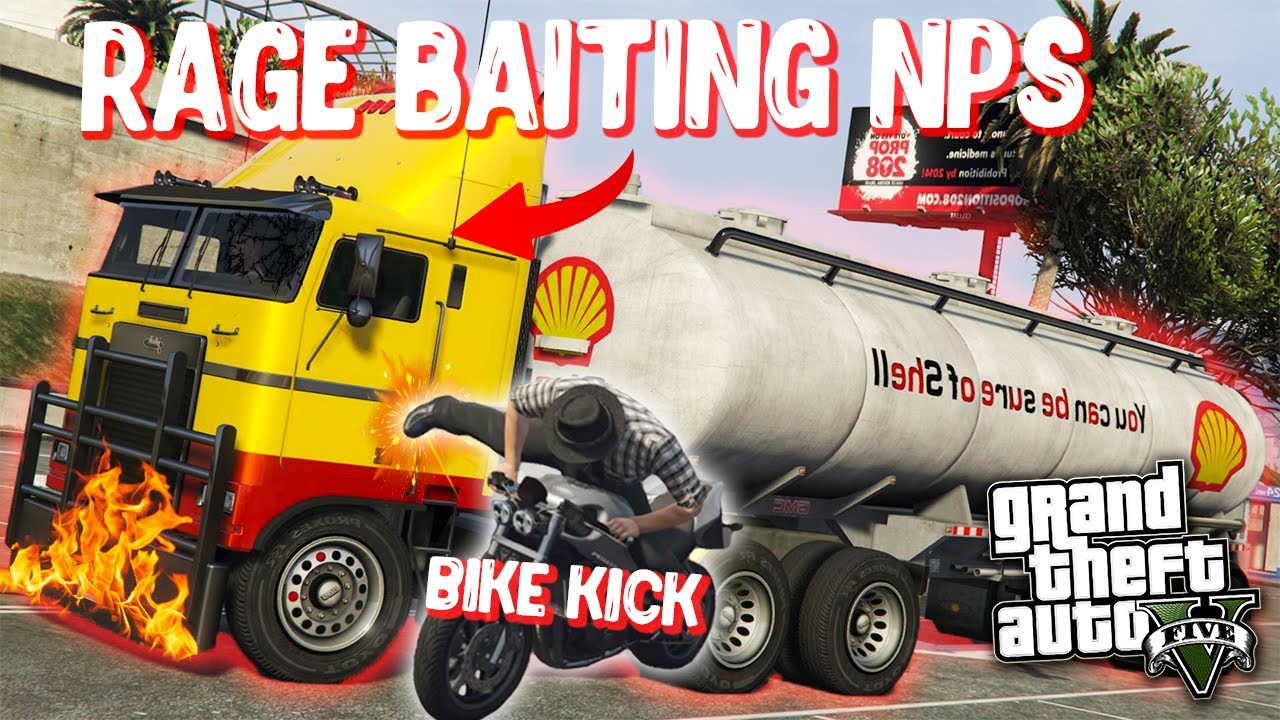 These NPCs from GTA 5 were very aggressive my Rage Baiting